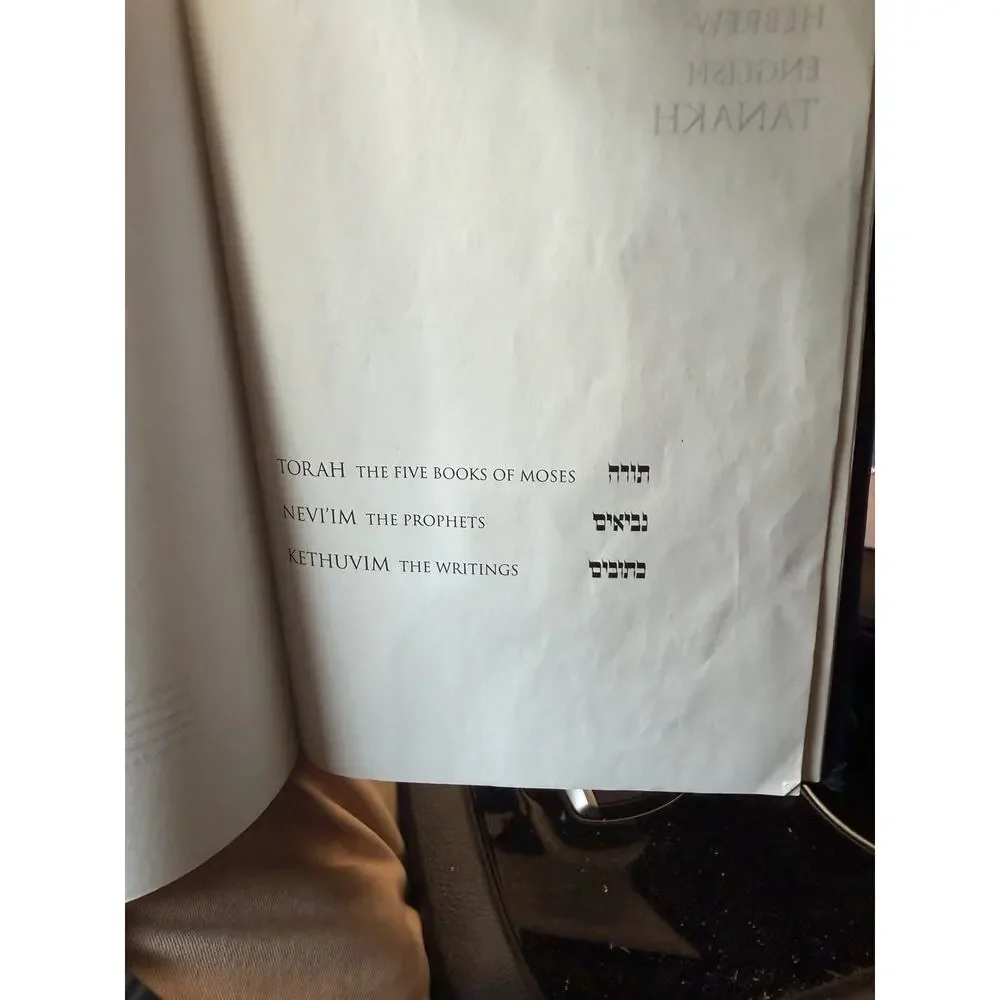 JPS Hebrew English Tanakh Oldest Complete Hebrew Text and the Renowned JPS Blue